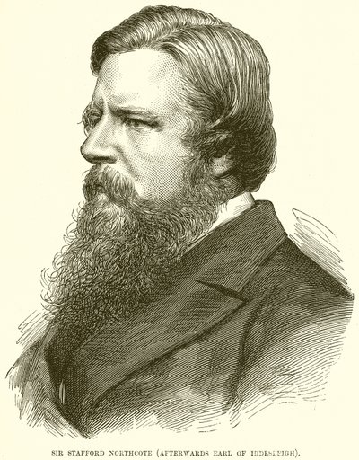 Sir Stafford Northcote (später Earl of Iddesleigh) von English School