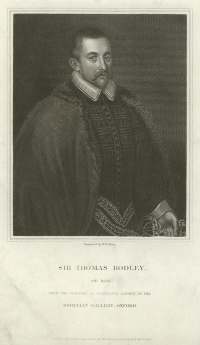 Sir Thomas Bodley, englischer Diplomat und Gelehrter von English School