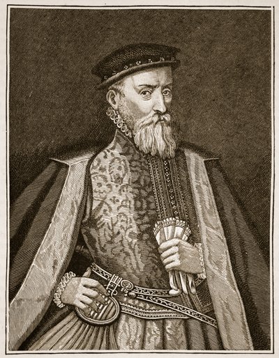 Sir Thomas Gresham, Illustration aus Cassells Illustrierter Geschichte Englands von English School