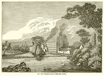 Seidenmühle von Sir Thomas Lombe, Derby von English School
