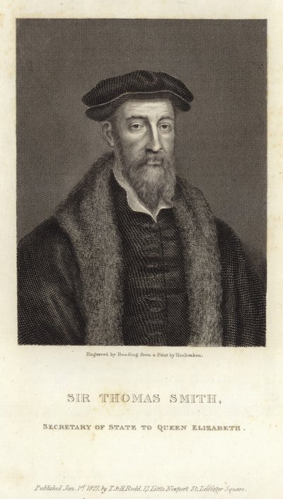 Sir Thomas Smith, englischer Gelehrter, Diplomat und Politiker von English School