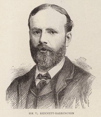 Sir V Kennett-Barrington (Gravur) von English School