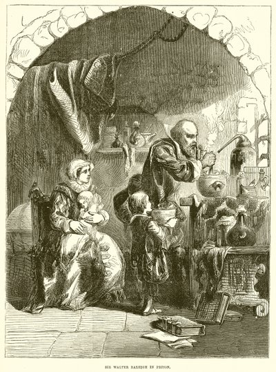 Sir Walter Raleigh im Gefängnis von English School