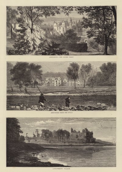 Sir Walter Scott Jubiläum (Gravur) von English School