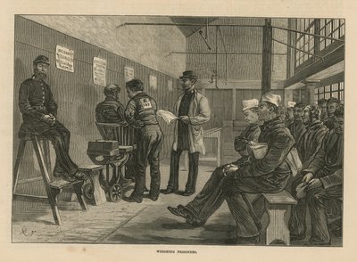 Skizzen im Clerkenwell House of Correction von English School