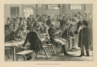 Skizzen in Scotland Yard von English School