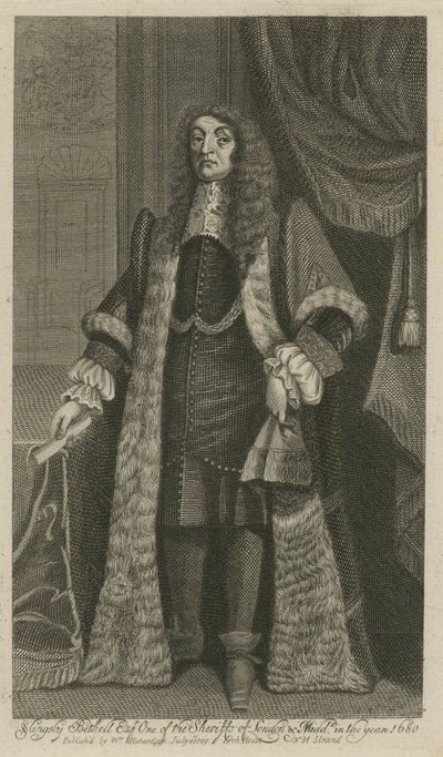 Slingsby Bethell, Sheriff von London und Middlesex im Jahr 1680 von English School