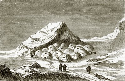 Schneehütten der Eskimos von English School