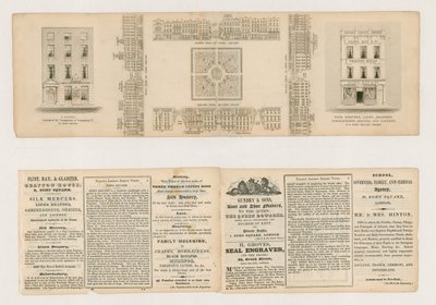Soho Square, Talliss London Street Views, ca. 1838 von English School