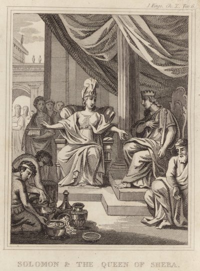 Salomo und die Königin von Saba von English School