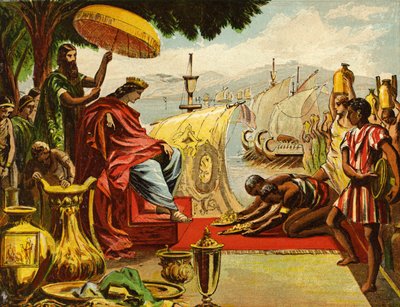 Salomo in seiner Pracht von English School