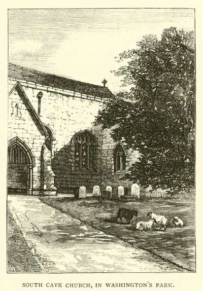 South Cave Kirche, im Washingtons Park von English School