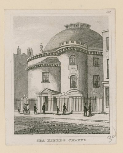 Spa Fields Kapelle, Clerkenwell von English School