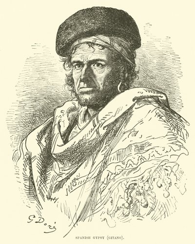 Spanischer Zigeuner, Gitano von English School