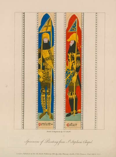 Malereien aus der St. Stephens Kapelle von English School