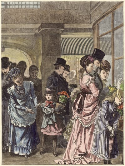 Frühlingszeit in Covent Garden von English School
