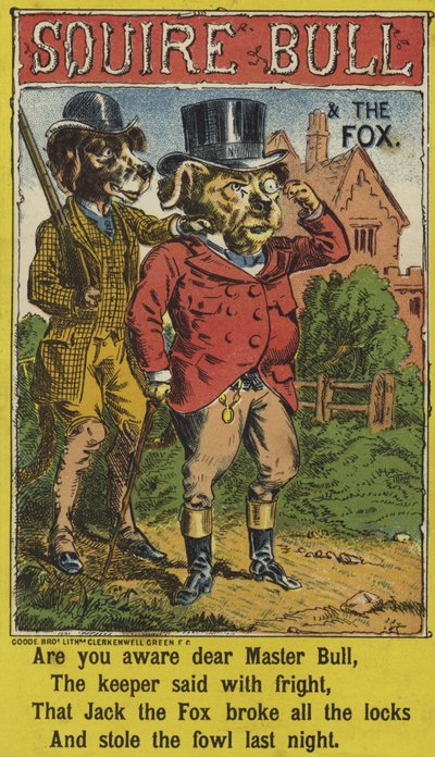 Squire Bull und der Fuchs von English School
