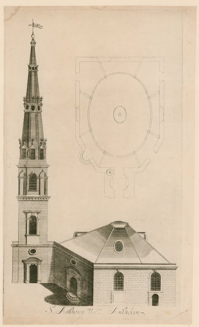 St. Antholin, London von English School