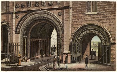 St. Augustinus Tor, normannischer Torbogen von English School