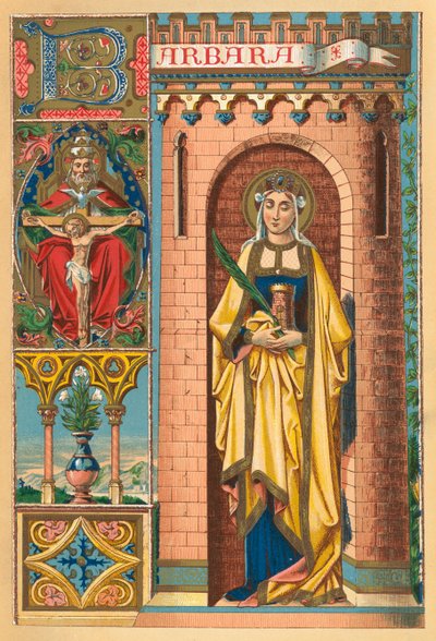 Die heilige Barbara von English School