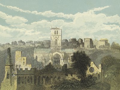 St. Davids Kathedrale, Ansicht vom alten Bischofspalast von English School