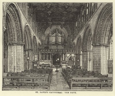 Kathedrale von St. Davids, das Kirchenschiff von English School