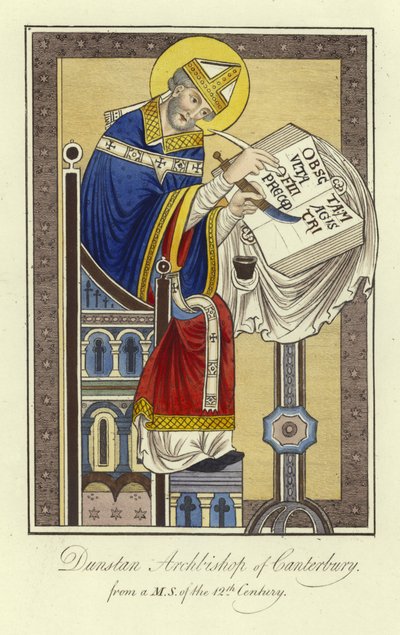 St. Dunstan, Erzbischof von Canterbury von English School