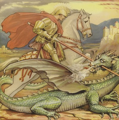 St. Georg und der Drache von English School