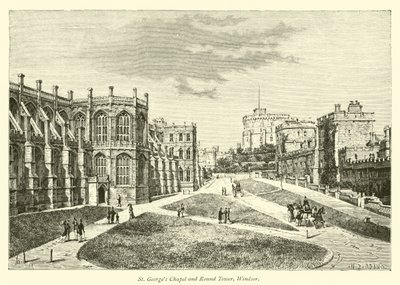St. Georgs Kapelle und Rundturm, Windsor von English School