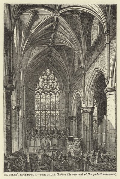 St. Giles, Edinburgh, der Chor von English School