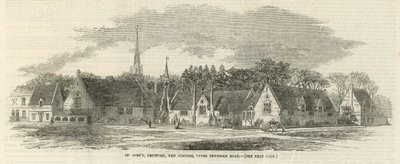 St. Johns, Deptford, Neue Schulen, Upper Lewisham Road von English School