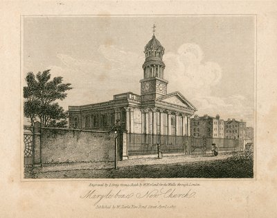St Marylebone Kirche, London von English School