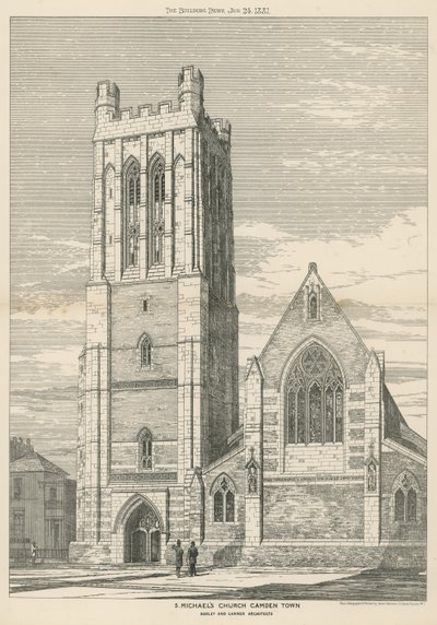 St. Michaels Kirche in Camden Town von English School