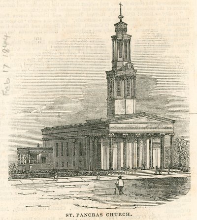 St. Pancras Kirche, London von English School
