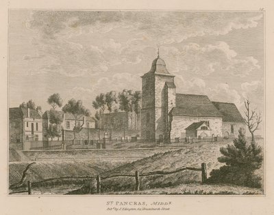 St. Pancras Kirche, London, Middlesex von English School