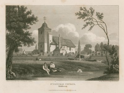 St. Pancras Kirche, London, Middlesex von English School