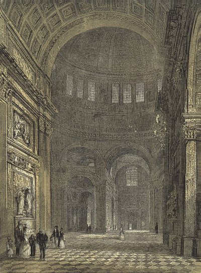 St. Pauls Kathedrale, Inneres der Kuppel, Blick zum nördlichen Querschiff von English School