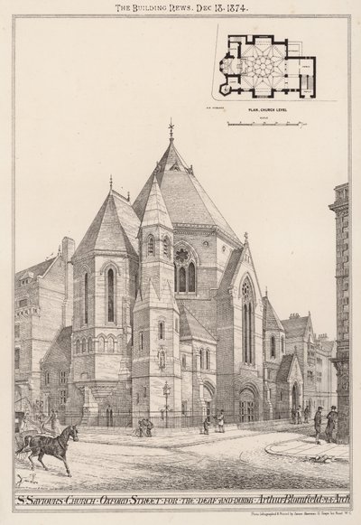 St. Saviours Kirche, Oxford Street, für Taube und Stumme von English School