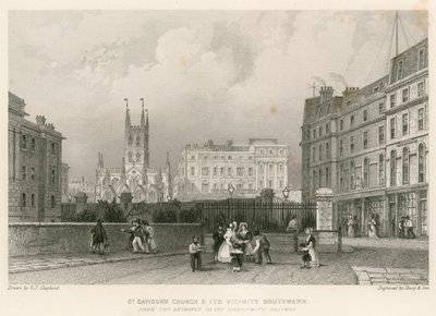 St. Saviours Kirche, Southwark von English School