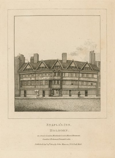 Staples Inn, Holborn von English School