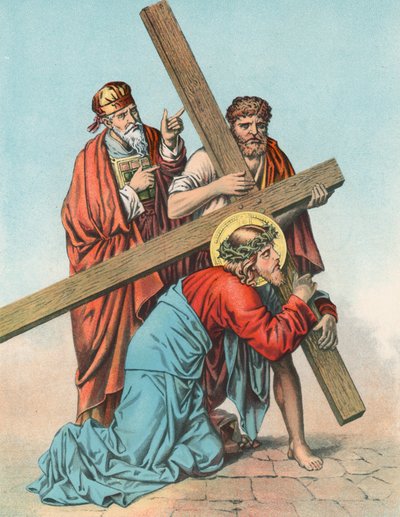 Station III: Jesus fällt zum ersten Mal unter dem Kreuz von English School