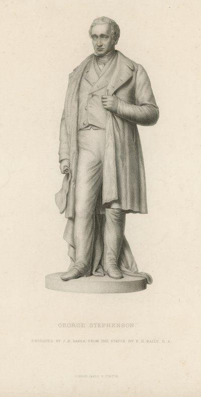 Statue von George Stephenson von English School