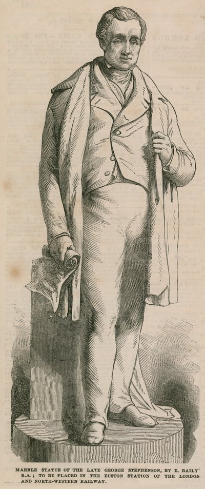 Statue von George Stephenson von English School