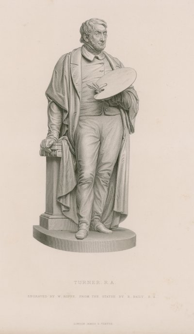 Statue von JMW Turner von English School