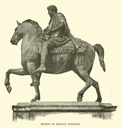Statue von Marcus Aurelius von English School