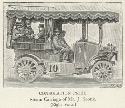 Dampfwagen von Herrn J. Scotte von English School