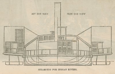 Dampfschlepper für indische Flüsse von English School