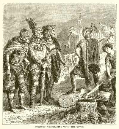 Stilicho verhandelt mit den Goten von English School