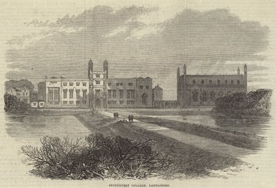 Stonyhurst College, Lancashire (Gravur) von English School