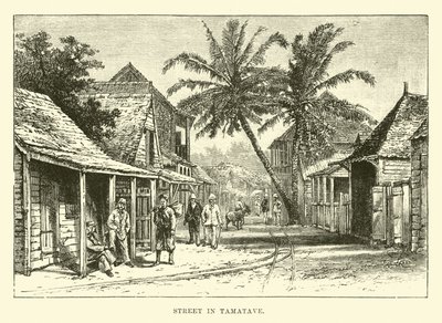 Straße in Tamatave von English School